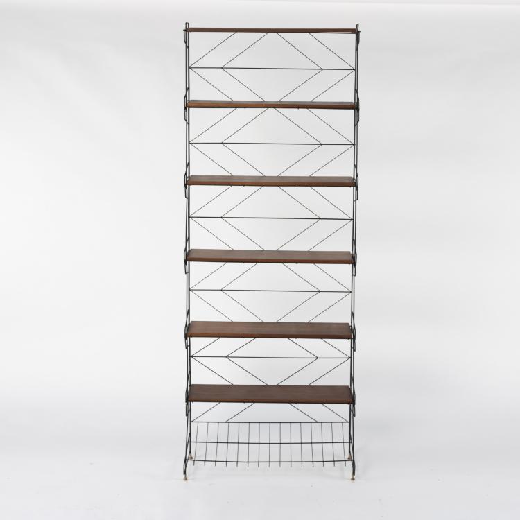 Bild 1 zu Objekt, B&uuml;cherregal, um 1959, Italien, 161A 47