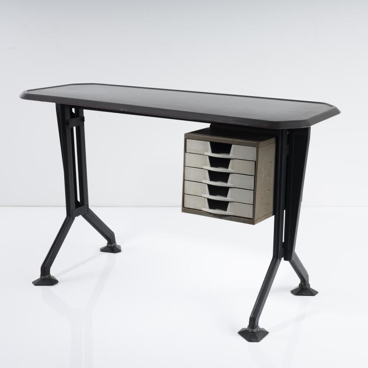 Bild 4 zu Objekt, 'Arco' typewriter table, 1963, Studio B.B.P.R.,Gian Luigi Banfi,Ludovico Barbiano di Belgiojoso,Enrico Peressutti,Ernesto Nathan Rogers, Olivetti, Ivrea, 161A 99