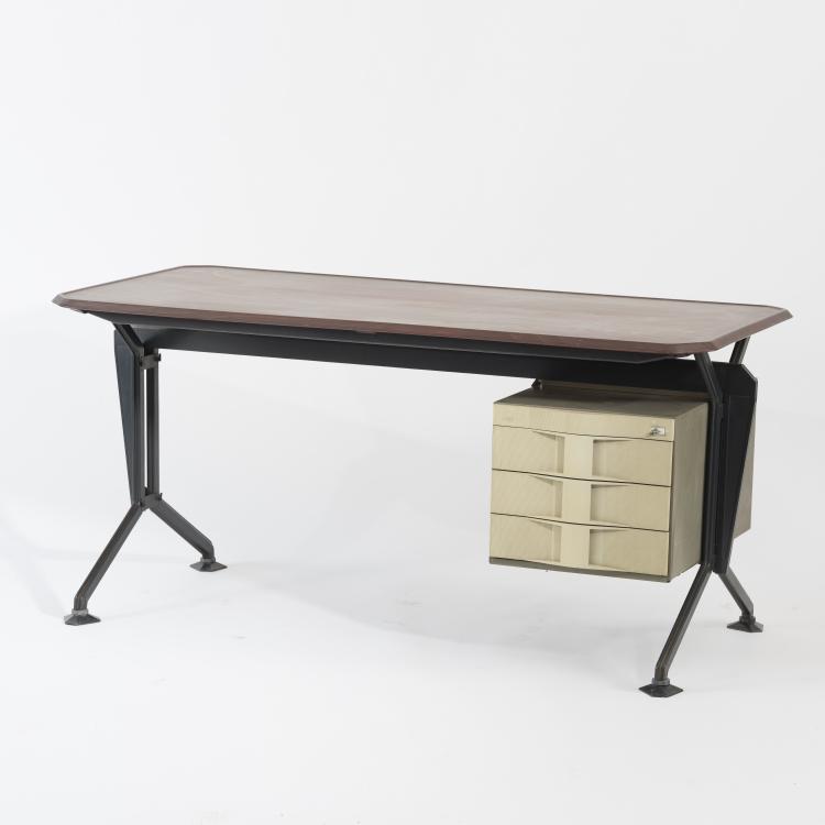 Bild 8 zu Objekt, Schreibtisch 'Arco', 1963, Studio B.B.P.R.,Gian Luigi Banfi,Ludovico Barbiano di Belgiojoso,Enrico Peressutti,Ernesto Nathan Rogers, Olivetti, Ivrea, 161A 98