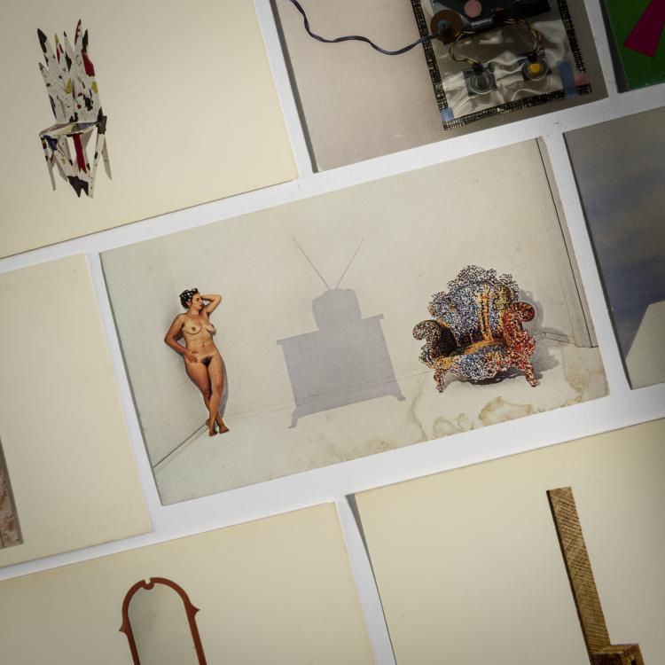 Bild 1 zu Objekt, 13 Postkarten, 1970/80er Jahre, Andrea Branzi,Michele De Lucchi,Bruno Gregori,Alessandro Guerriero,Ettore Sottsass, Galeria dei Lucidi Inganni, Mailand; Studio Alchimia, Mailand; Anthologie Quartett, Bad Essen, 161A 83