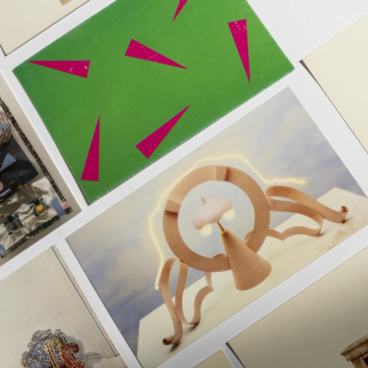 Bild 2 zu Objekt, 13 Postkarten, 1970/80er Jahre, Andrea Branzi,Michele De Lucchi,Bruno Gregori,Alessandro Guerriero,Ettore Sottsass, Galeria dei Lucidi Inganni, Mailand; Studio Alchimia, Mailand; Anthologie Quartett, Bad Essen, 161A 83