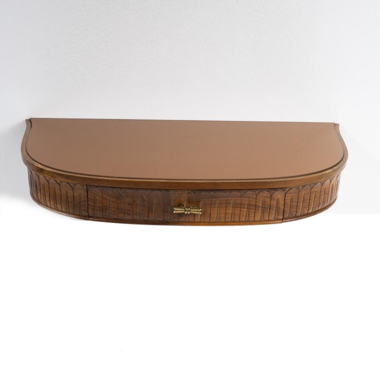 Hauptbild zu Objekt, Console table for wall mounting, 1940s, Osvaldo Borsani (attributed), ABV Atelier Borsani, Varedo (zugeschrieben), 161A 10