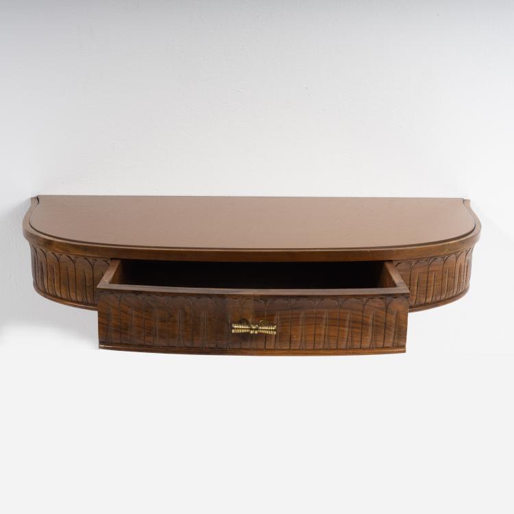 Bild 1 zu Objekt, Console table for wall mounting, 1940s, Osvaldo Borsani (attributed), ABV Atelier Borsani, Varedo (zugeschrieben), 161A 10