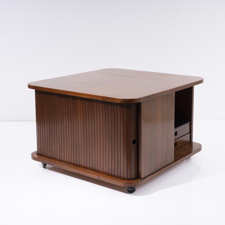 Bild 3 zu Objekt, Coffee table / bar on casters, 1960s, Gianfranco Frattini (attributed), Bernini, Carate Brianza (zugeschrieben), 161A 105