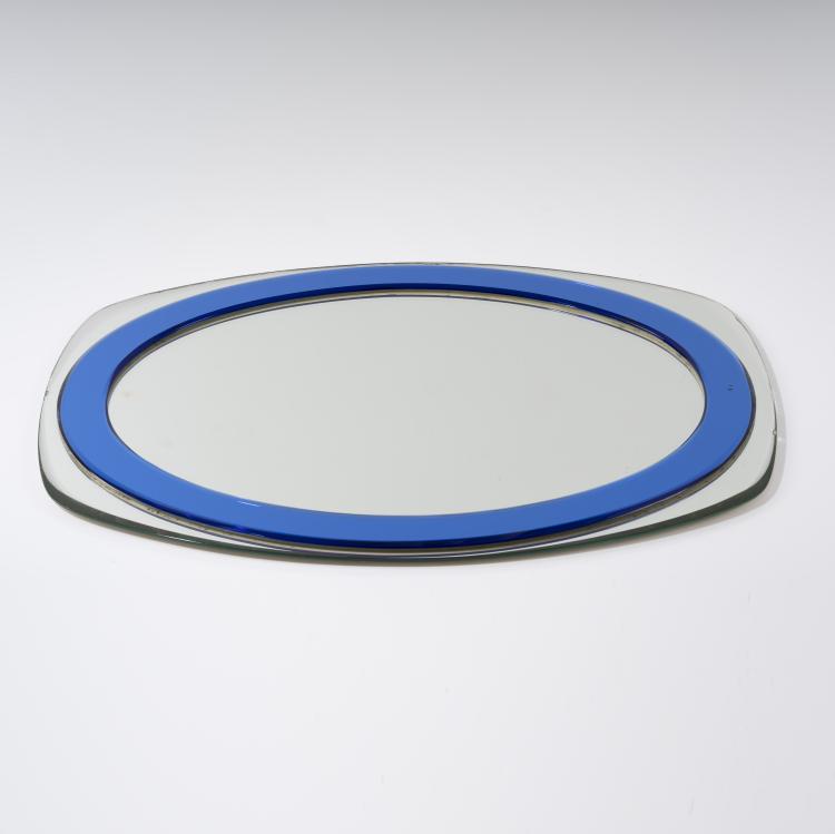 Hauptbild zu Objekt, Wall mirror, c. 1975, Italien, 161A 199
