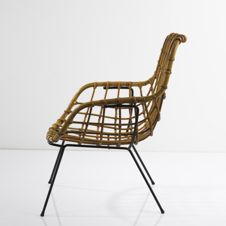 Bild 1 zu Objekt, Armlehnstuhl 'BS 1N', um 1963, Tito Agnoli, Bonacina, Pierantonio, Como, 161A 103