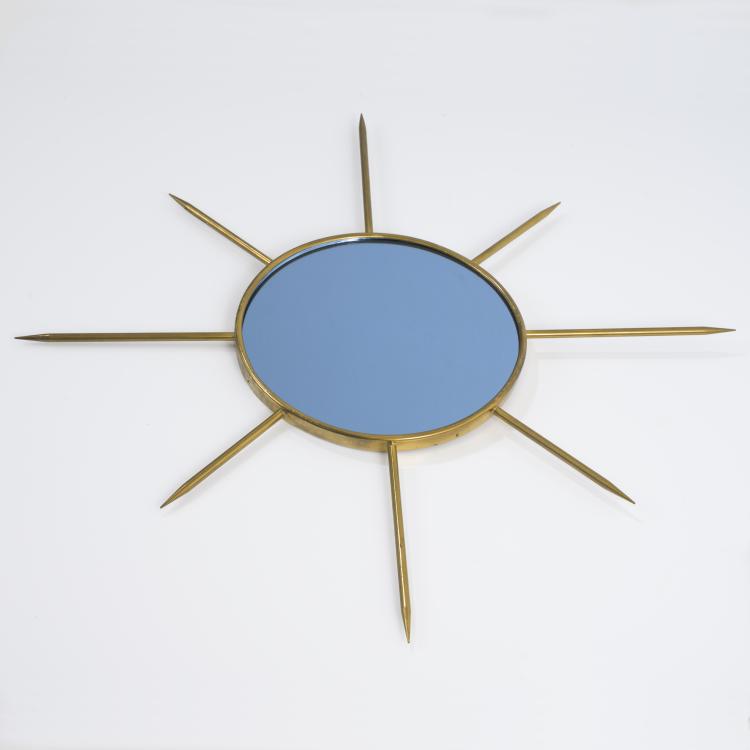 Bild 2 zu Objekt, Zwei Wandspiegel 'Sun', 1950er Jahre, Italien, 161A 51