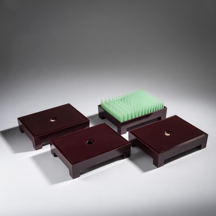 Hauptbild zu Objekt, Desk set, 1992, Philippe Starck, O.W.O, Montfort-l'Amaury., 161C 713