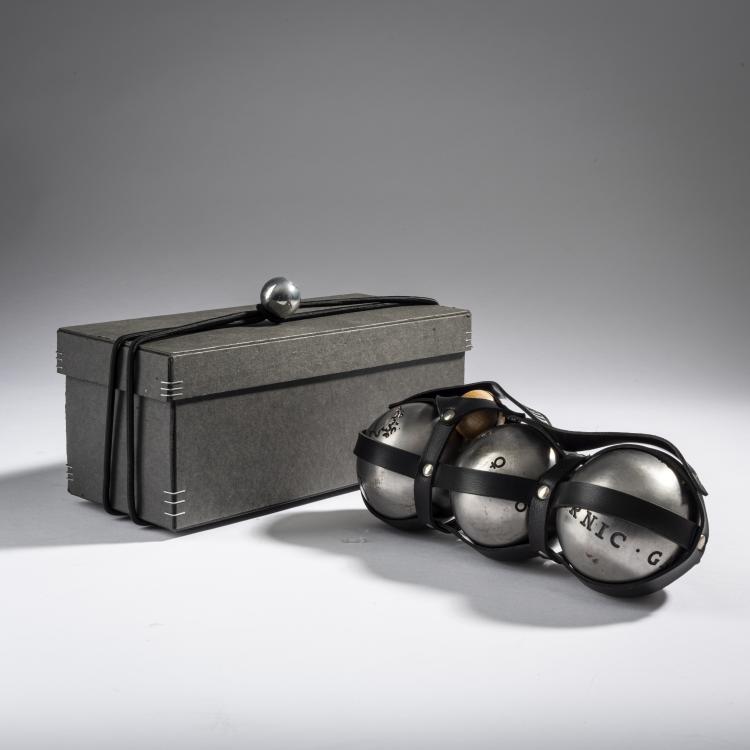Bild 2 zu Objekt, 'Astronomie Populaire' boules game, 1980s, Jean-Michel Alberola, O.W.O, Montfort-l'Amaury, 161C 735
