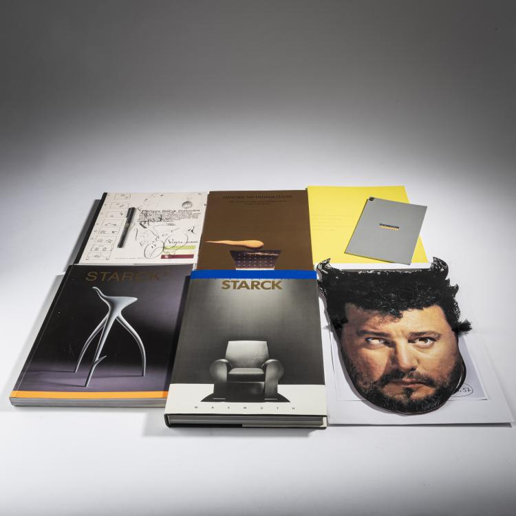 Hauptbild zu Objekt, Mixed lot of specialized literature, 1980-90s, Philippe Starck, 161C 725