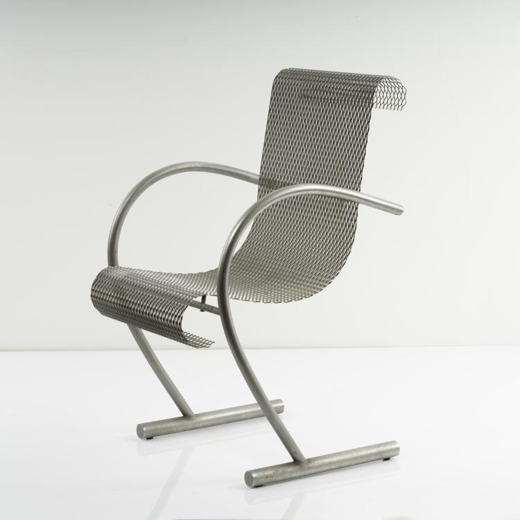 Hauptbild zu Objekt, Armlehnstuhl 'SingSingSing', 1986, Shiro Kuramata, XO, Boissy-Saint-Leger, 161C 726