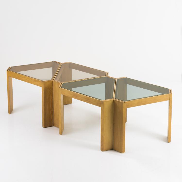 Bild 7 zu Objekt, 4 stacking / side tables, c. 1958, Carlo Cebaro, Porada Arreti, Cabiate (Como), 161A 44
