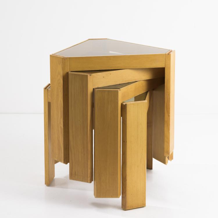 Bild 11 zu Objekt, 4 stacking / side tables, c. 1958, Carlo Cebaro, Porada Arreti, Cabiate (Como), 161A 44