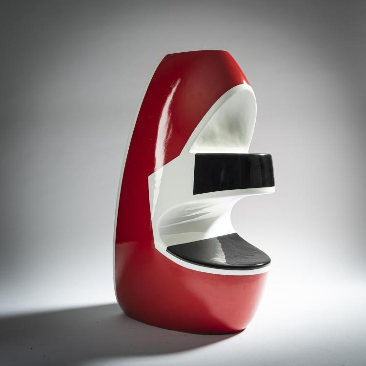 Hauptbild zu Objekt, 'Red' prototype vase from the 'REDYELLOWBLACK' series, 2006, George J. Sowden, Superego, Mailand, 161C 576
