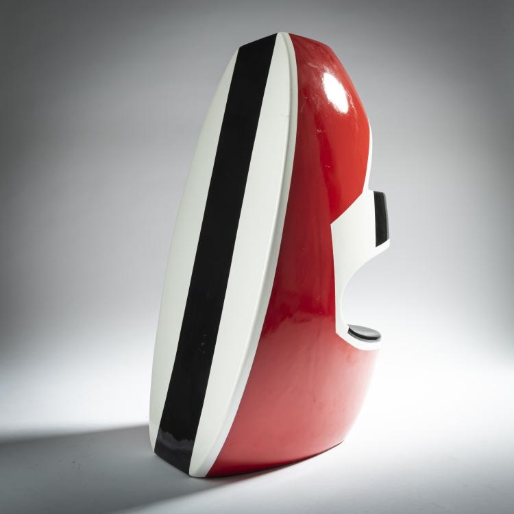 Bild 2 zu Objekt, 'Red' prototype vase from the 'REDYELLOWBLACK' series, 2006, George J. Sowden, Superego, Mailand, 161C 576