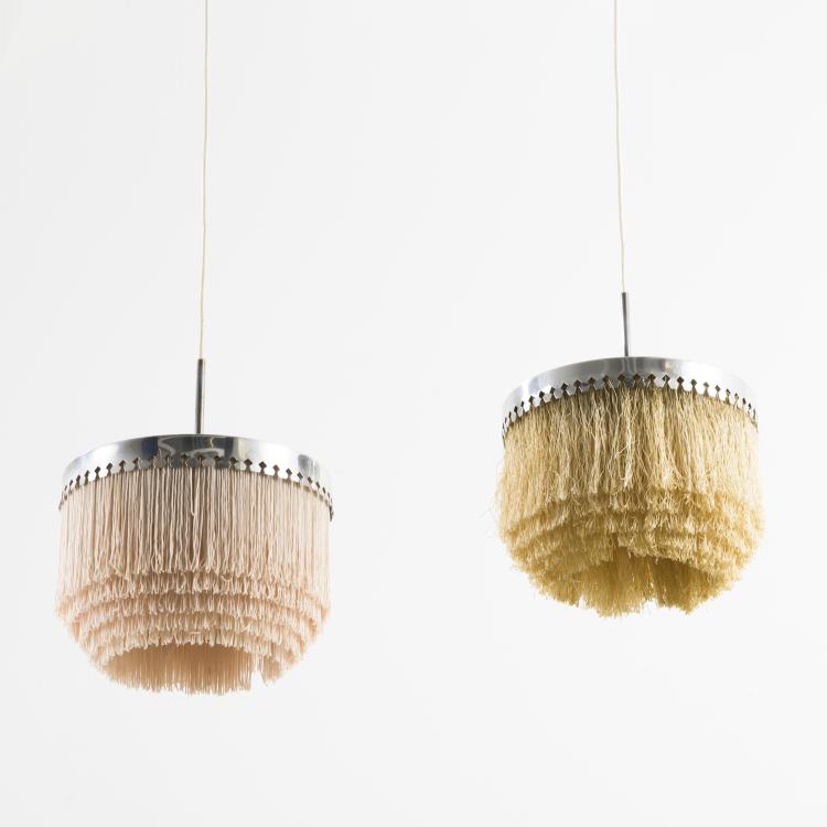 Hauptbild zu Objekt, 2 ceiling lights, c. 1960, Hans-Agne Jakobsson, Jakobsson, Hans-Agne, Markaryd, 161C 636