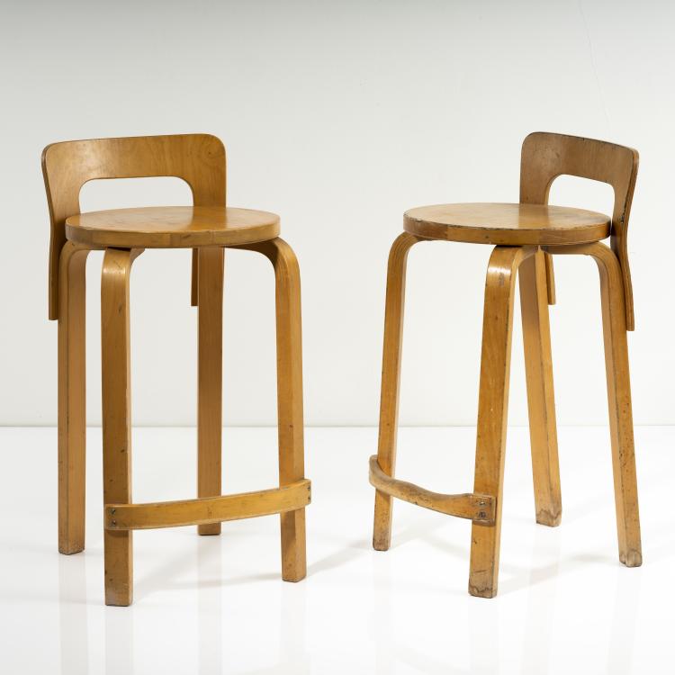 Bild 1 zu Objekt, Zwei Barhocker '65', 1934, Alvar Aalto, 161C 485