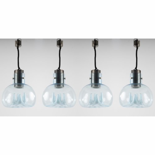 4 ceiling lights, 1970s