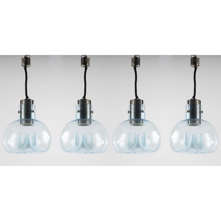Hauptbild zu Objekt, 4 ceiling lights, 1970s, Toni Zuccheri, Veart, Mailand, 161A 204