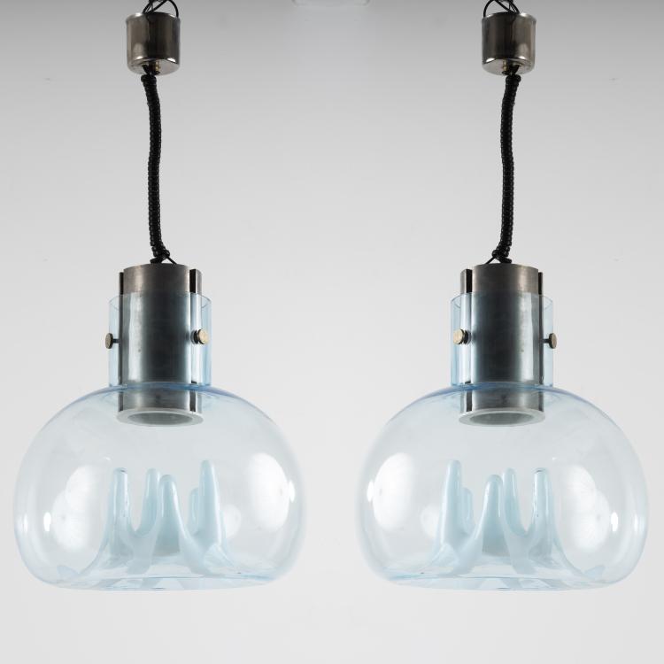 Bild 1 zu Objekt, 4 ceiling lights, 1970s, Toni Zuccheri, Veart, Mailand, 161A 204