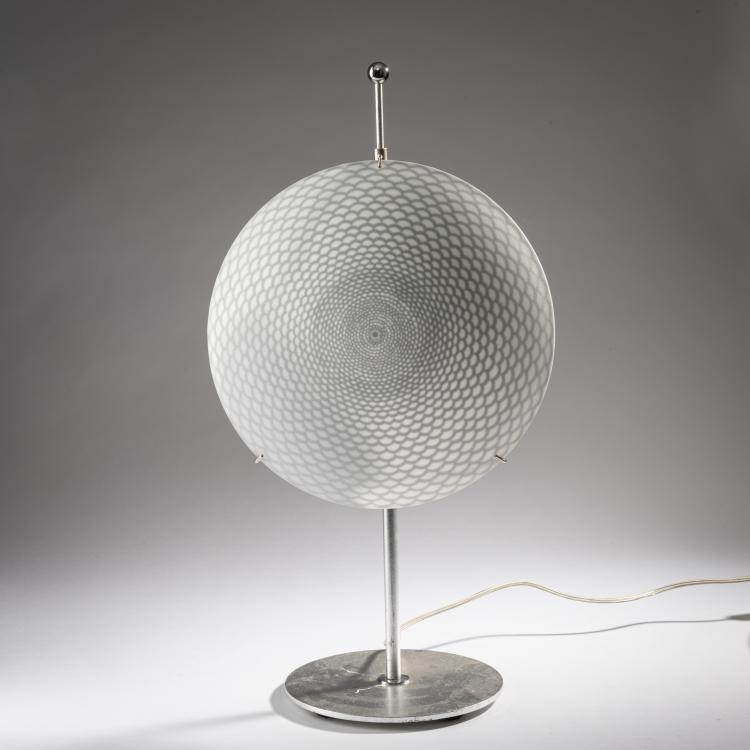 Hauptbild zu Objekt, 'Ottica' table light, c. 1995, Barnaba Fornasetti, Antonangeli Illuminazione, Paderno Dugnano/Mailand; Fornasetti, Mailand, 161A 160