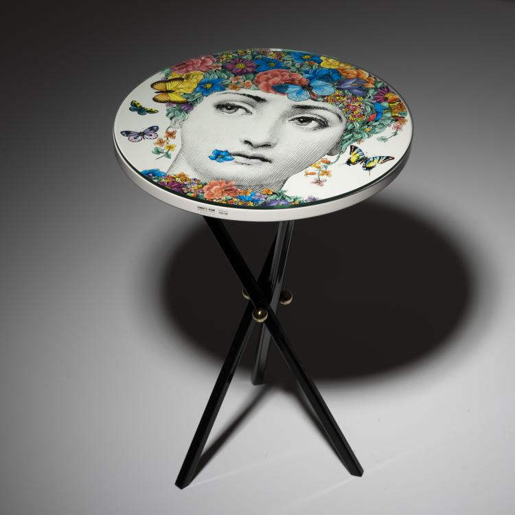 Hauptbild zu Objekt, Beistelltisch 'Fior di Lina', 2015, Barnaba Fornasetti, Fornasetti, Mailand, 161A 163