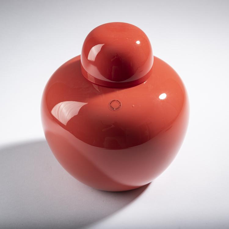 Bild 1 zu Objekt, Deckelvase 'Cinesi', 1988, Carlo Scarpa (nach), Venini & C., Murano, 161B 338