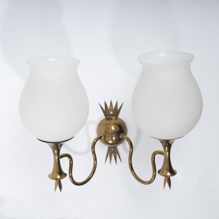 Bild 2 zu Objekt, 2 wall lights, c. 1956, Angelo Lelli, Arredoluce, Monza, 161A 38