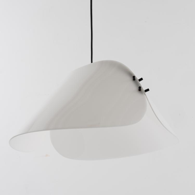 Hauptbild zu Objekt, Deckenleuchte 'Melilla 470', 1978, Vico Magistretti, Oluce, Mailand, 161A 207