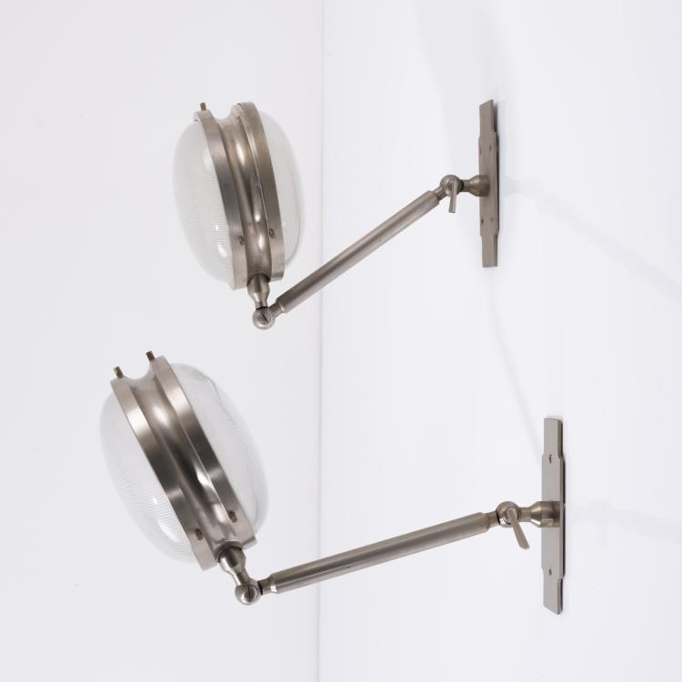 Bild 1 zu Objekt, Zwei Wandleuchten 'Gamma/DS', um 1960, Sergio Mazza, Artemide, Mailand, 161A 91