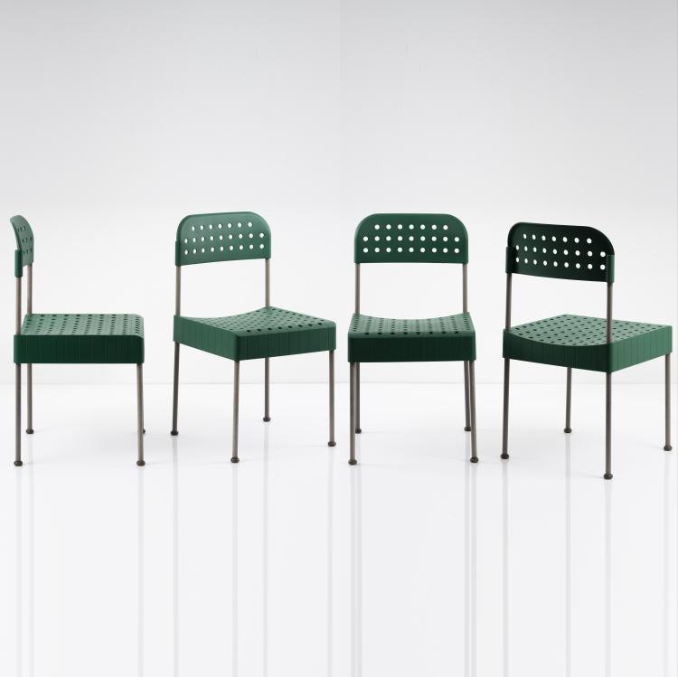 Hauptbild zu Objekt, 4 'Box' chairs, 1971, Enzo Mari, Anonima Castelli, Bologna, 161A 176