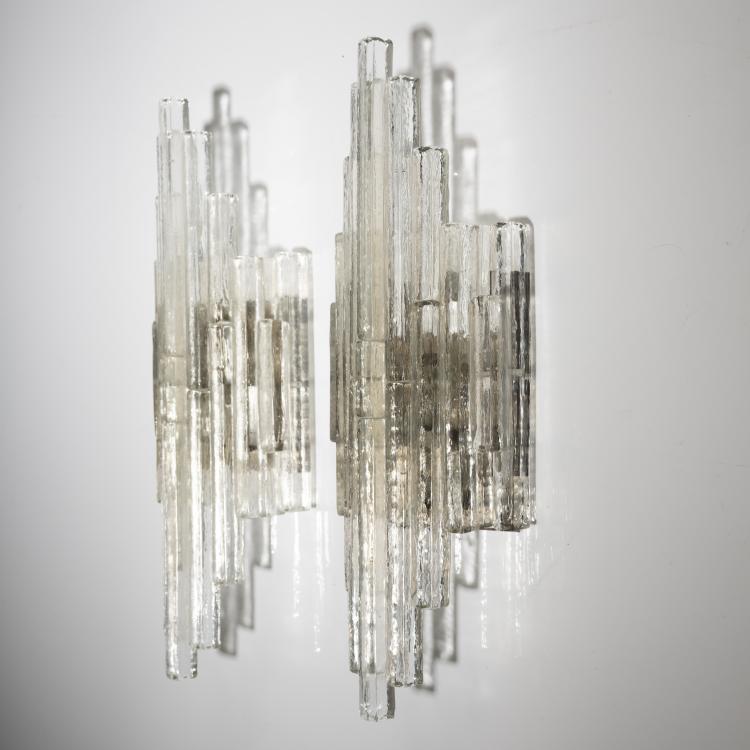 Hauptbild zu Objekt, 2 wall appliques, 1970s, Albano Poli, Poliarte, Verona, 161A 178