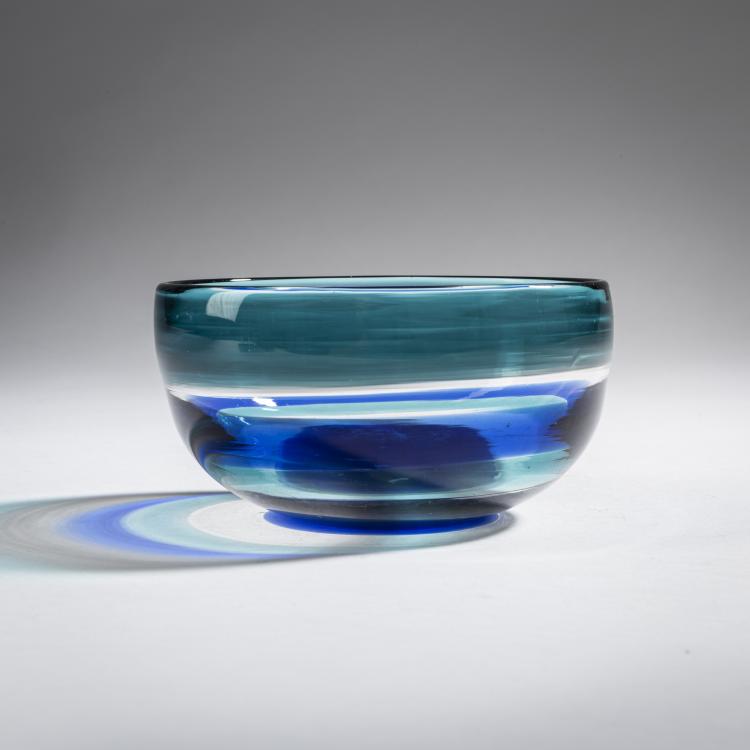 Bild 2 zu Objekt, 'A fasce' bowl, c. 1953, Fulvio Bianconi, Venini & C., Murano, 161B 317
