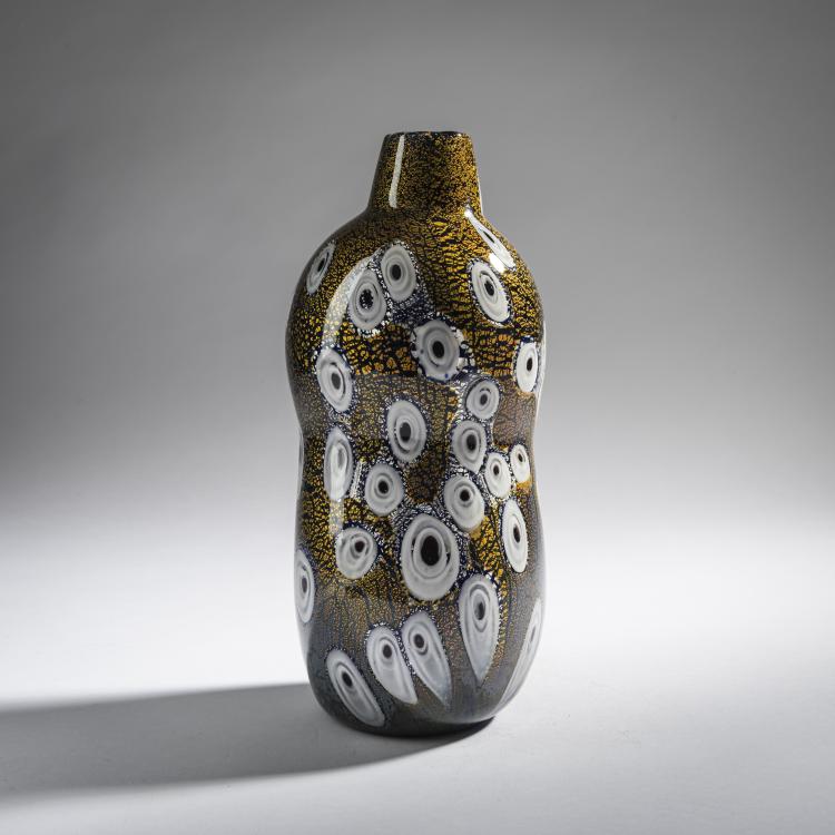 Bild 1 zu Objekt, 'A reazione policrome' vase, c. 1950, Giulio Radi, A.Ve.M., Murano, 161B 395