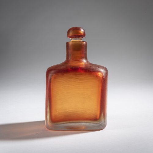 'Inciso' bottle and stopper, 1956/57