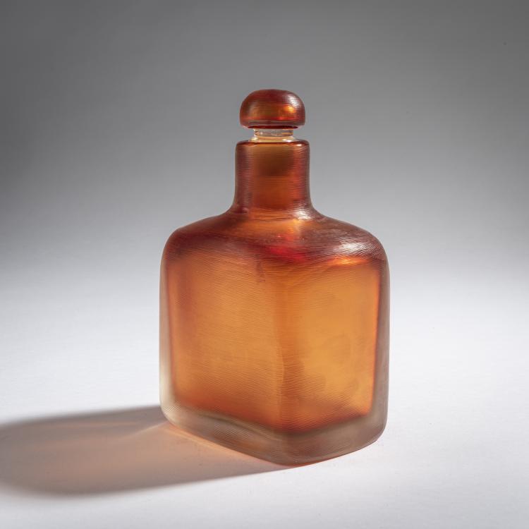 Bild 1 zu Objekt, Flasche mit Stopfen 'Inciso', 1956/57, Paolo Venini, Venini & C., Murano, 161B 326