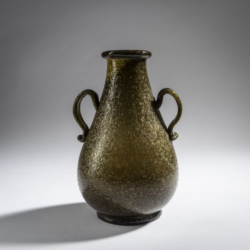 'Pulegoso' vase with handles, 1930