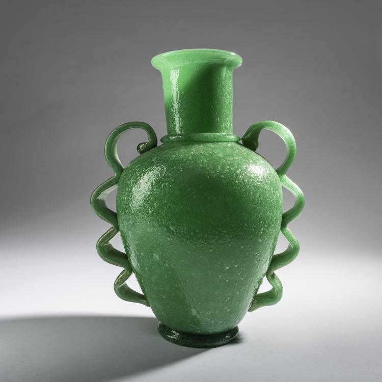 Hauptbild zu Objekt, Vase 'Pulegoso', um 1935, Murano, 161B 276