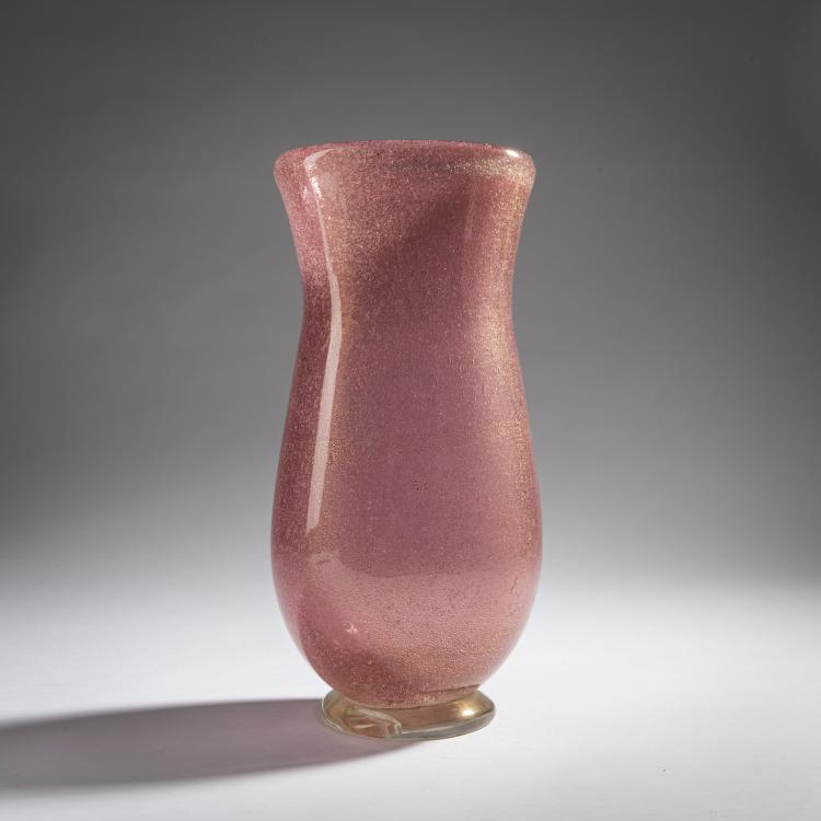 Bild 1 zu Objekt, Vase 'Pulegoso oro', um 1940, Flavio Poli, Seguso Vetri d'Arte, Murano, 161B 295