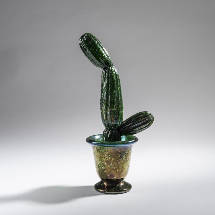 Hauptbild zu Objekt, 'Cactus pulegoso', um 1938, Flavio Poli, Seguso Vetri d'Arte, Murano, 161B 287