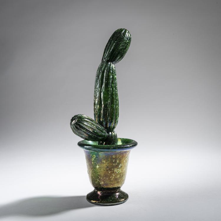 Bild 2 zu Objekt, 'Cactus pulegoso', um 1938, Flavio Poli, Seguso Vetri d'Arte, Murano, 161B 287