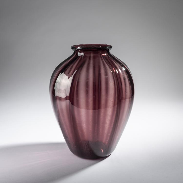 Bild 2 zu Objekt, Vase 'Costolato', 1921-26, Vittorio Zecchin, Venini & C., Murano oder Cappellin, M.V.M., Murano, 161B 245