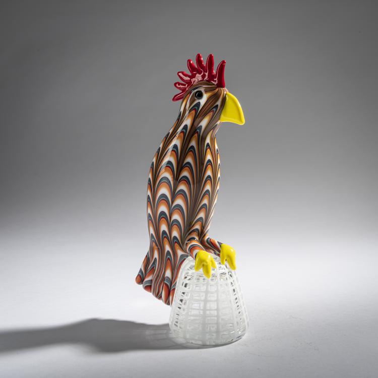 Hauptbild zu Objekt, 'Pappagallo', 1953, Fulvio Bianconi, Venini & C., Murano, 161B 341