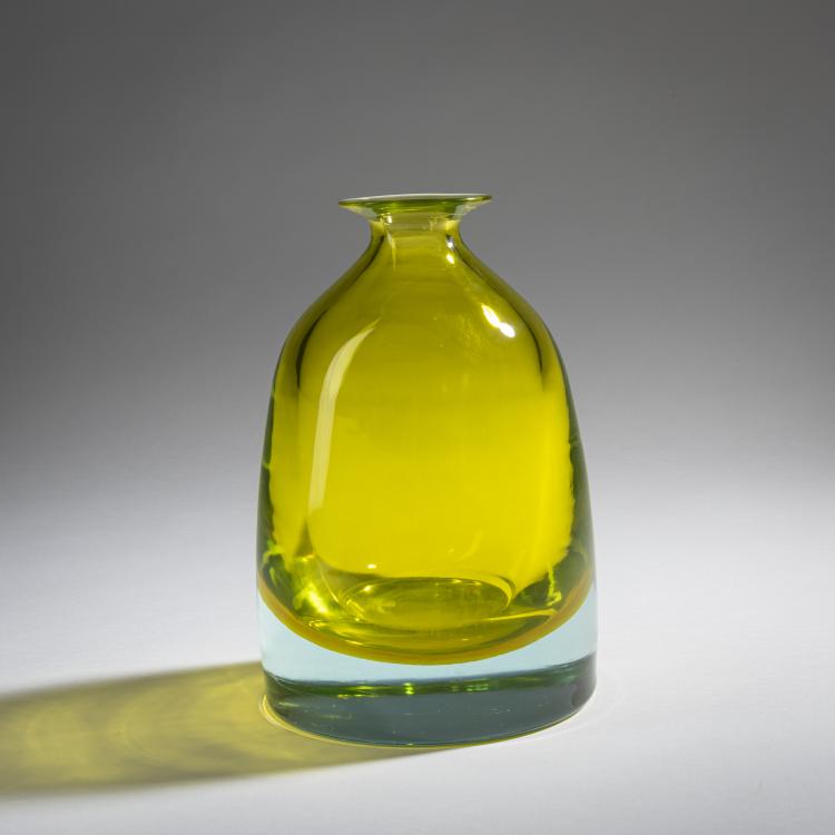 Hauptbild zu Objekt, Vase 'Sommerso', 1968, Mario Pinzoni, Seguso Vetri d'Arte, Murano, 161B 383