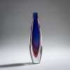 'Sommerso blu rubino' vase, c. 1954