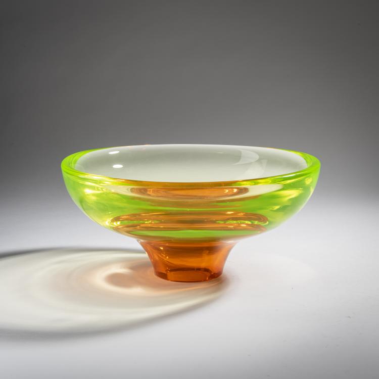 Hauptbild zu Objekt, Schale 'Sommerso', um 1960, Antonio Da Ros, Cenedese, Gino, Murano, 161B 411