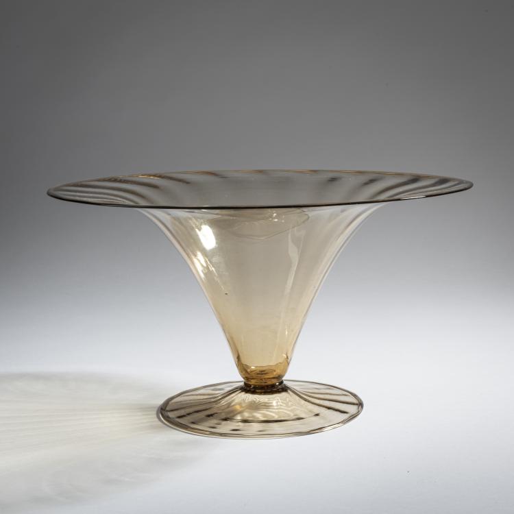 Bild 1 zu Objekt, Schale 'Costolato', 1925/26, Vittorio Zecchin, Cappellin, M.V.M., Murano, 161B 250