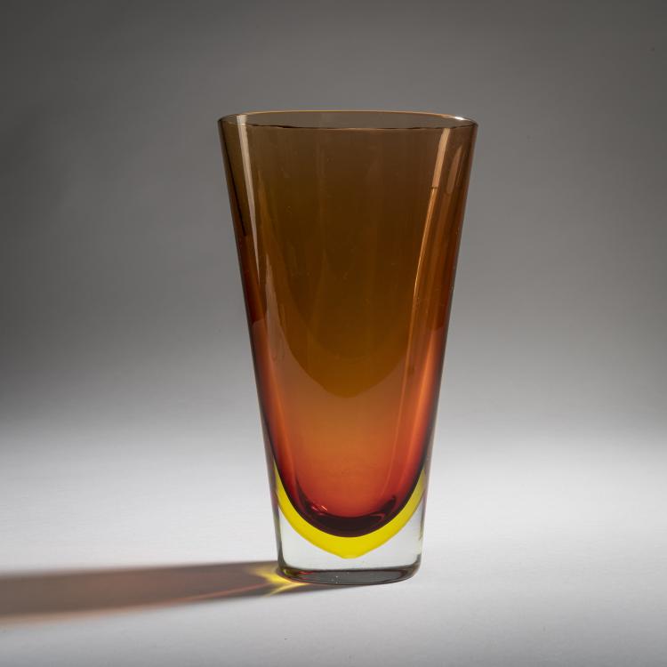 Hauptbild zu Objekt, Vase 'Sommerso', um 1957, Flavio Poli, Seguso Vetri d'Arte, Murano, 161B 377