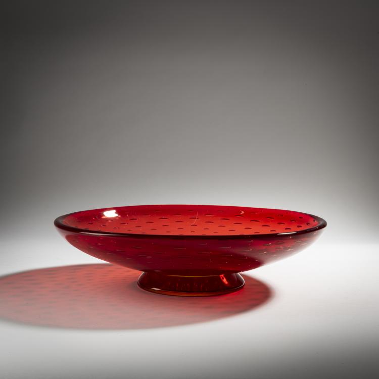 Bild 1 zu Objekt, Schale 'A bolle', um 1937/38, A.Ve.M., Murano (zugeschrieben), 161B 281