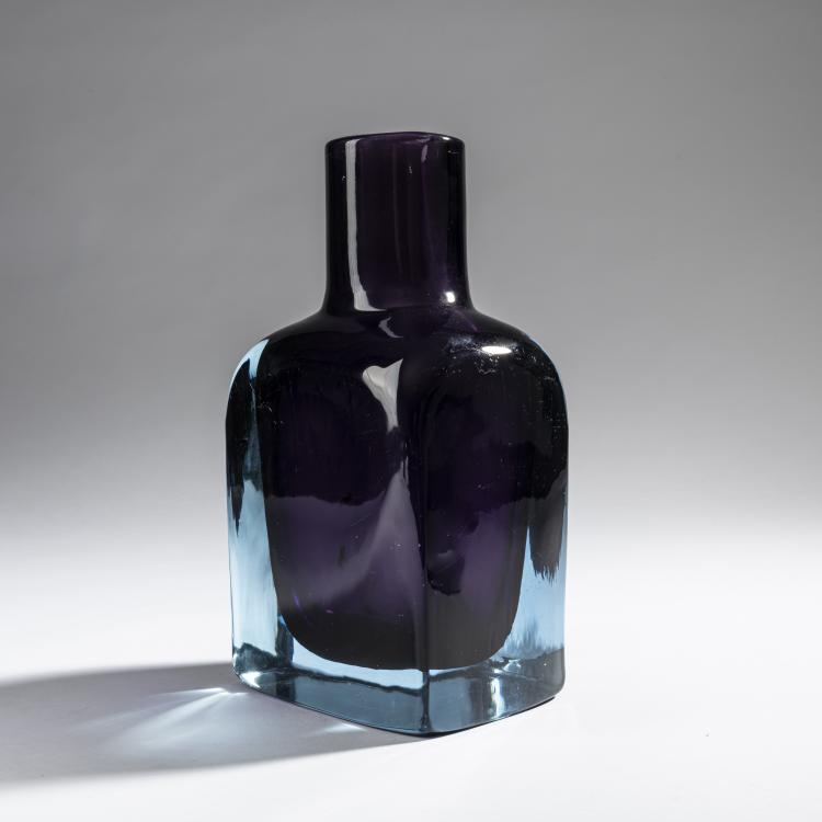 Bild 1 zu Objekt, Flaschenvase 'Sommerso', um 1960, Antonio Da Ros, Cenedese, Gino, Murano, 161B 413